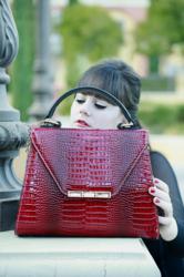 The Princess Red Satchel by Glass Handbag